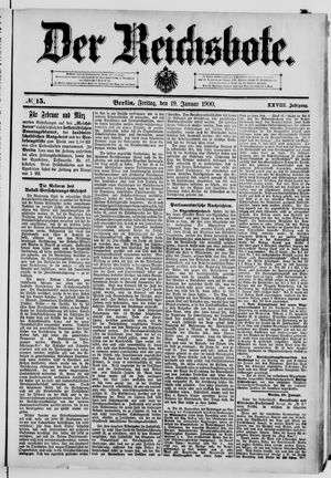 Der Reichsbote vom 19.01.1900