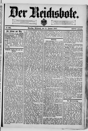 Der Reichsbote vom 31.01.1900