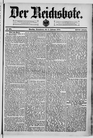 Der Reichsbote vom 03.02.1900