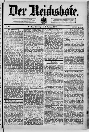 Der Reichsbote vom 04.02.1900