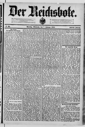 Der Reichsbote vom 07.02.1900