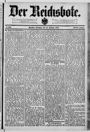 Der Reichsbote on Feb 13, 1900