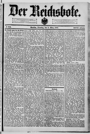 Der Reichsbote vom 06.03.1900