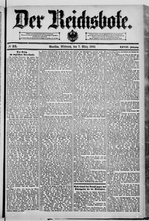 Der Reichsbote vom 07.03.1900