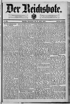 Der Reichsbote vom 10.03.1900