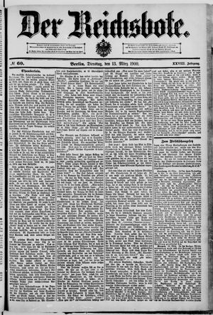 Der Reichsbote vom 13.03.1900