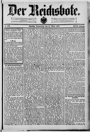Der Reichsbote vom 15.03.1900
