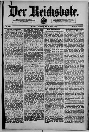 Der Reichsbote vom 01.05.1900