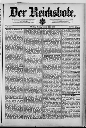 Der Reichsbote vom 18.05.1900