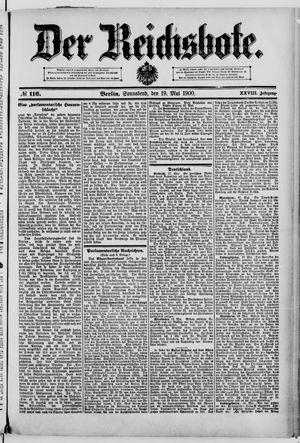 Der Reichsbote vom 19.05.1900