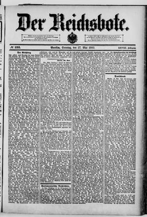 Der Reichsbote vom 27.05.1900