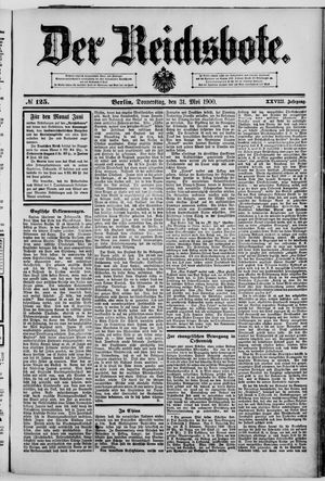 Der Reichsbote vom 31.05.1900