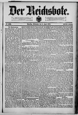 Der Reichsbote on Jun 6, 1900