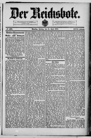 Der Reichsbote vom 15.06.1900