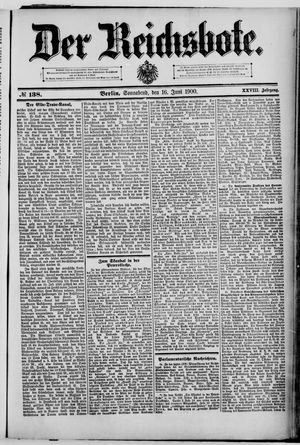 Der Reichsbote on Jun 16, 1900