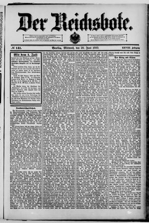 Der Reichsbote vom 20.06.1900