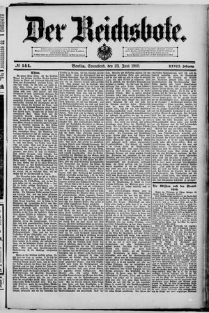 Der Reichsbote vom 23.06.1900
