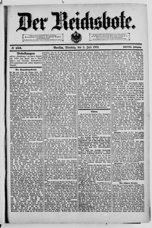 Der Reichsbote vom 03.07.1900