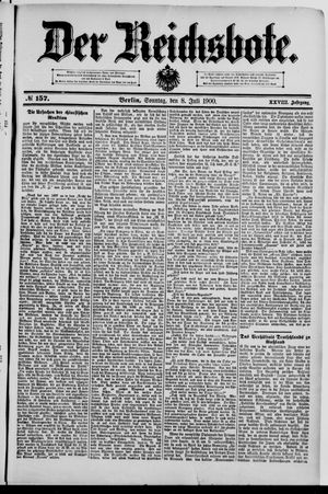 Der Reichsbote vom 08.07.1900