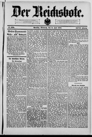Der Reichsbote on Jul 11, 1900