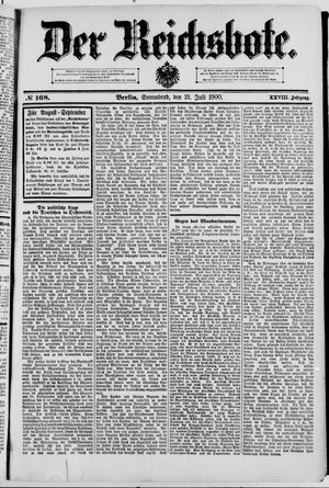 Der Reichsbote vom 21.07.1900