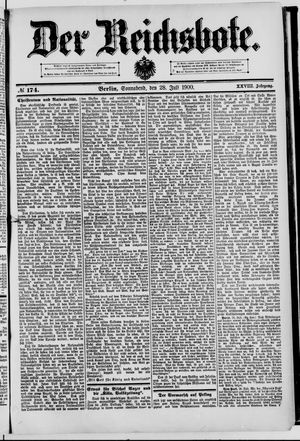 Der Reichsbote vom 28.07.1900