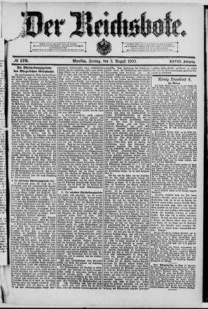 Der Reichsbote vom 03.08.1900