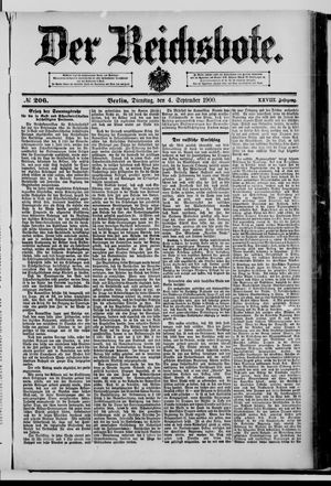Der Reichsbote vom 04.09.1900