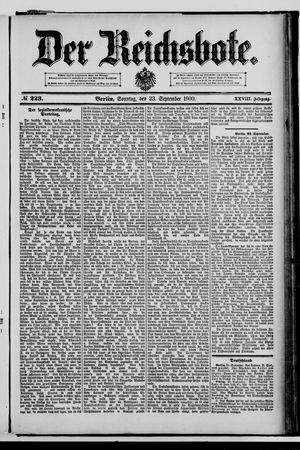 Der Reichsbote vom 23.09.1900