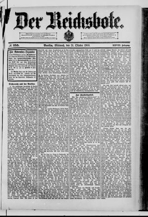 Der Reichsbote vom 31.10.1900