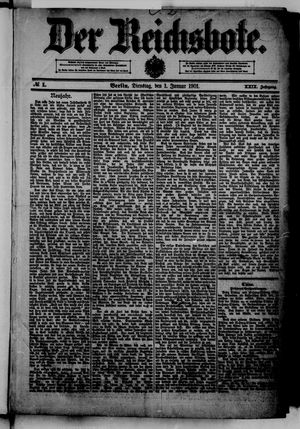 Der Reichsbote vom 01.01.1901