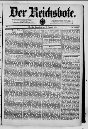 Der Reichsbote vom 05.01.1901