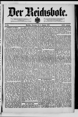 Der Reichsbote vom 06.01.1901