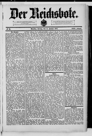 Der Reichsbote vom 11.01.1901