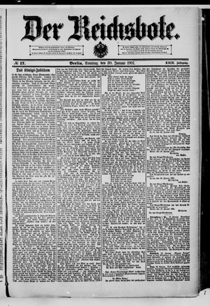 Der Reichsbote vom 20.01.1901