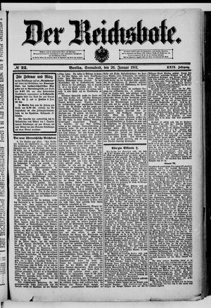 Der Reichsbote vom 26.01.1901