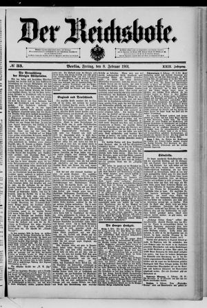 Der Reichsbote on Feb 8, 1901