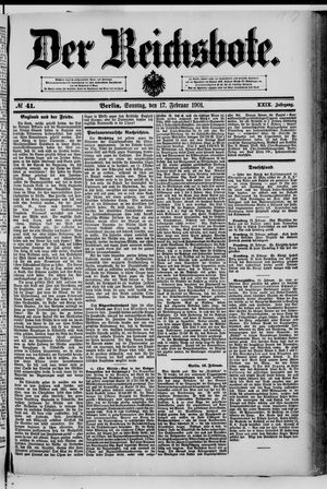 Der Reichsbote vom 17.02.1901