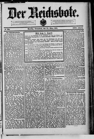 Der Reichsbote vom 23.03.1901