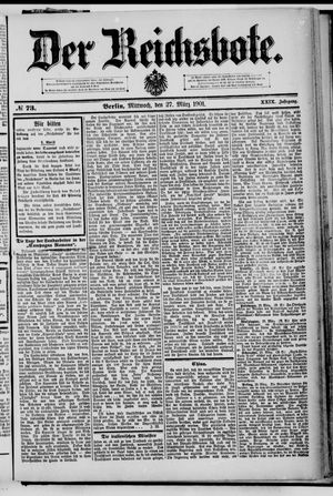 Der Reichsbote vom 27.03.1901
