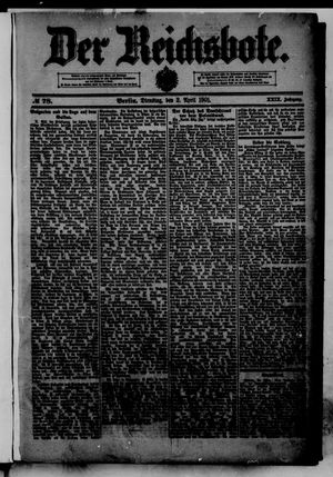 Der Reichsbote vom 02.04.1901