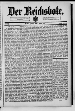 Der Reichsbote vom 05.04.1901