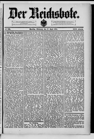 Der Reichsbote vom 17.04.1901