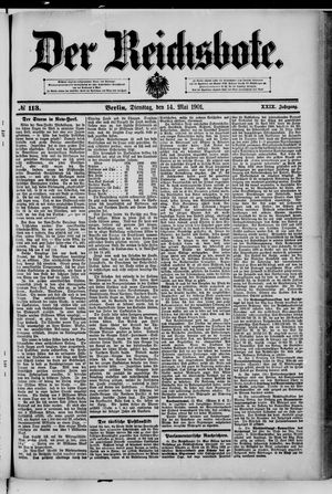 Der Reichsbote on May 14, 1901