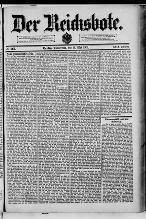 Der Reichsbote vom 16.05.1901
