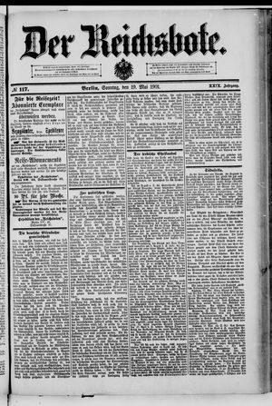 Der Reichsbote vom 19.05.1901