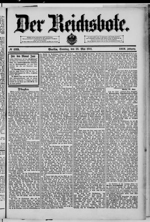 Der Reichsbote vom 26.05.1901