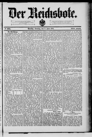 Der Reichsbote vom 09.06.1901