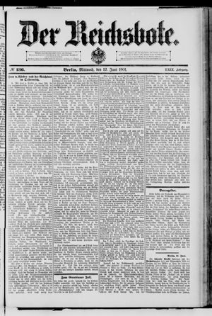 Der Reichsbote vom 12.06.1901