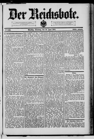 Der Reichsbote vom 18.06.1901